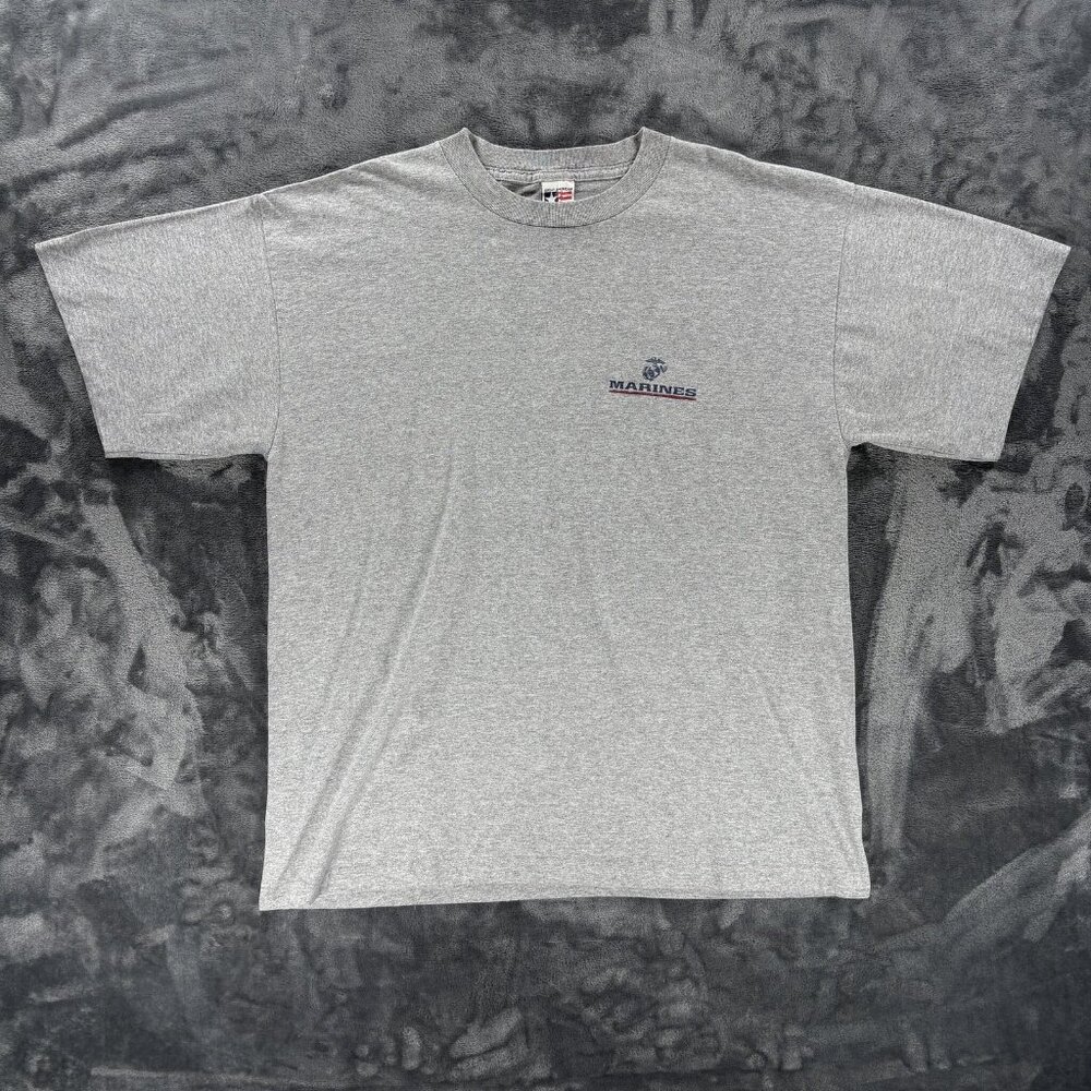 Marines Single Stitch T Shirt Men XL "The Change Is Forever" Made in USA Army